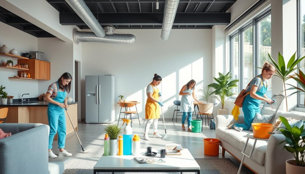 cleaning services for co-living