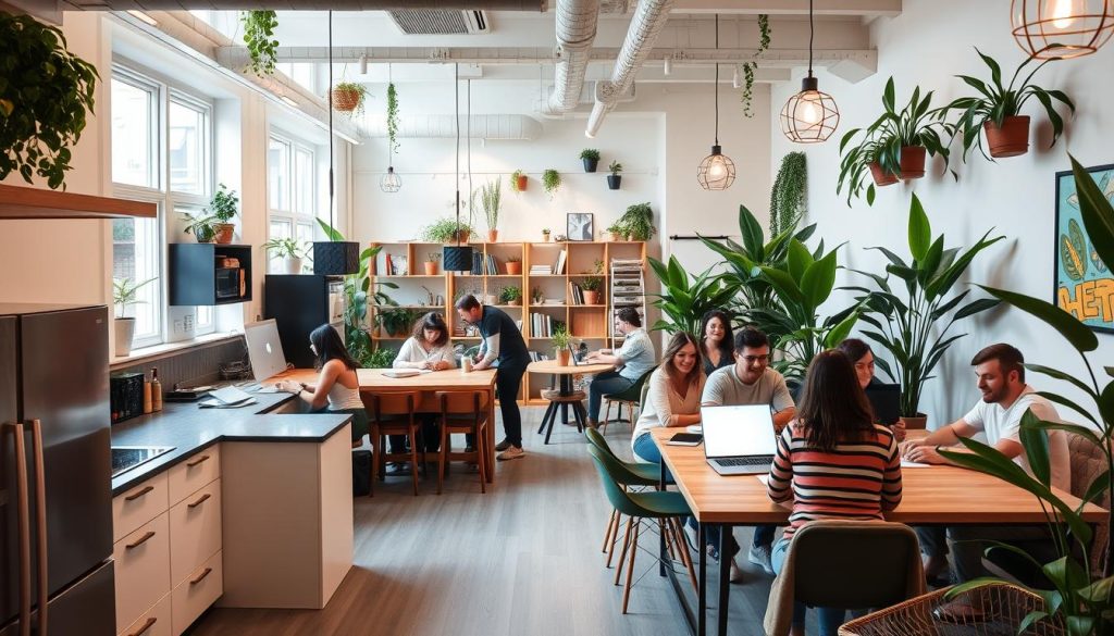 convenient services in co-living spaces