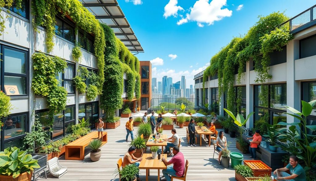 Sustainable living in co-living spaces