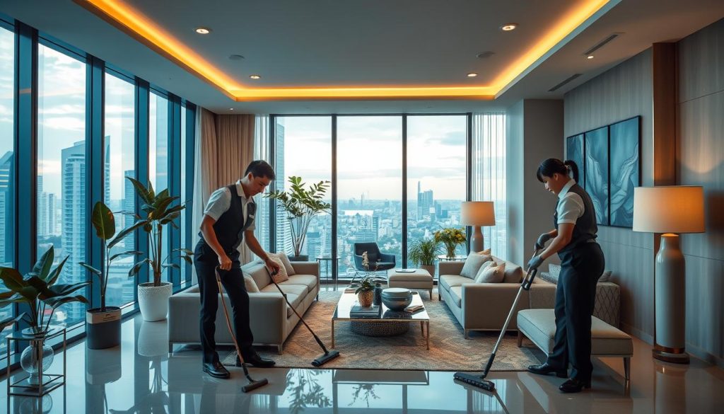 cleaning services in luxury living