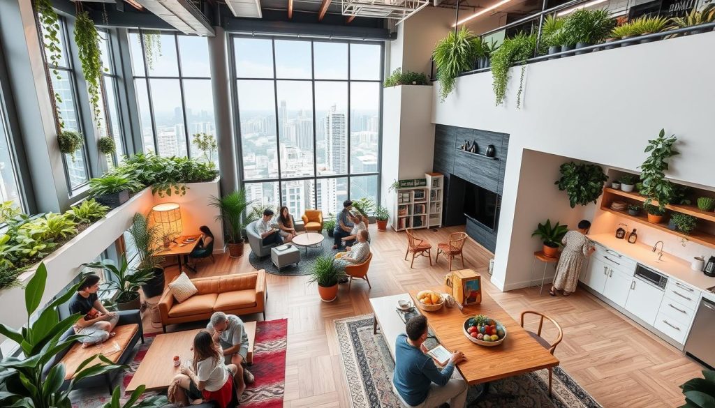 diverse co-living options