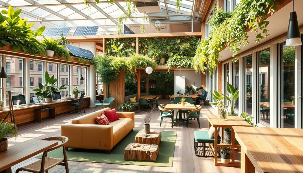 eco-friendly designs in co-living spaces