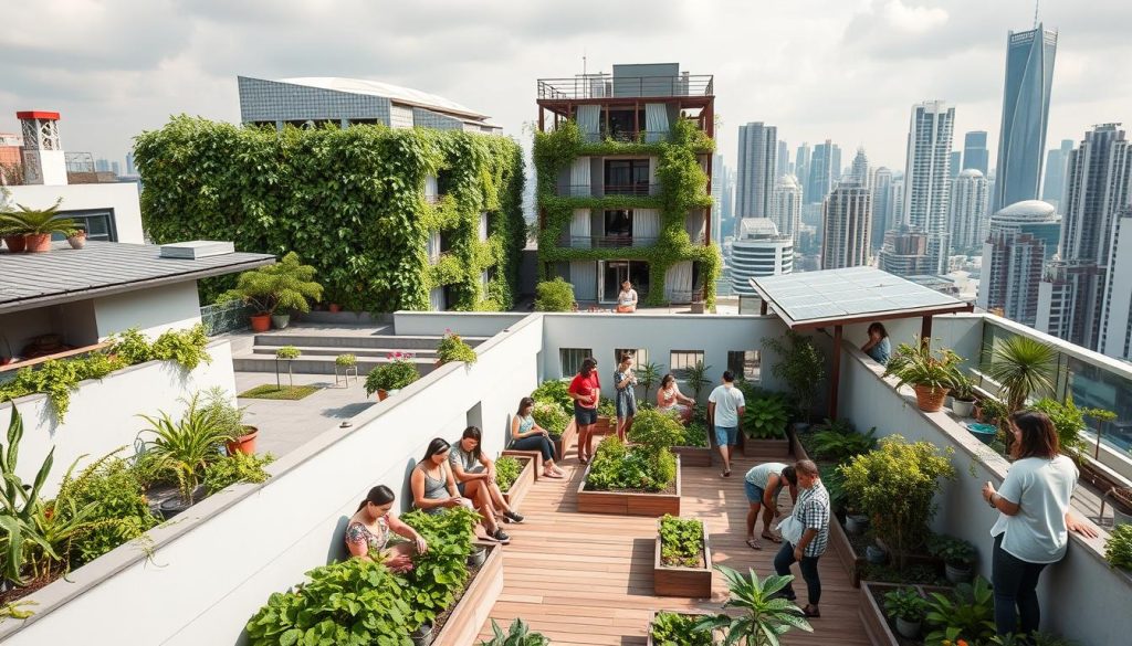 sustainable practices in co-living environments