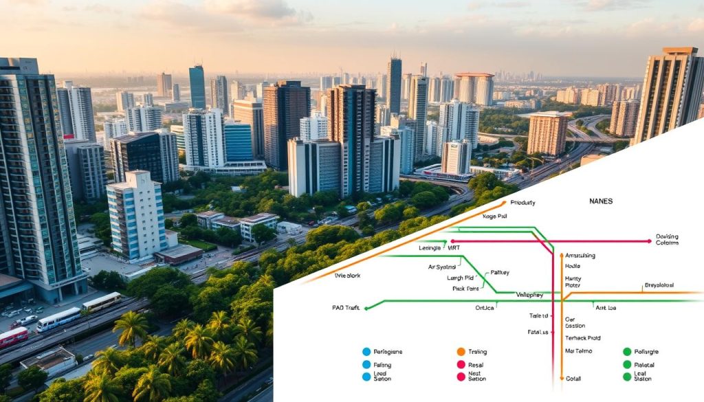 MRT line comparison for coliving