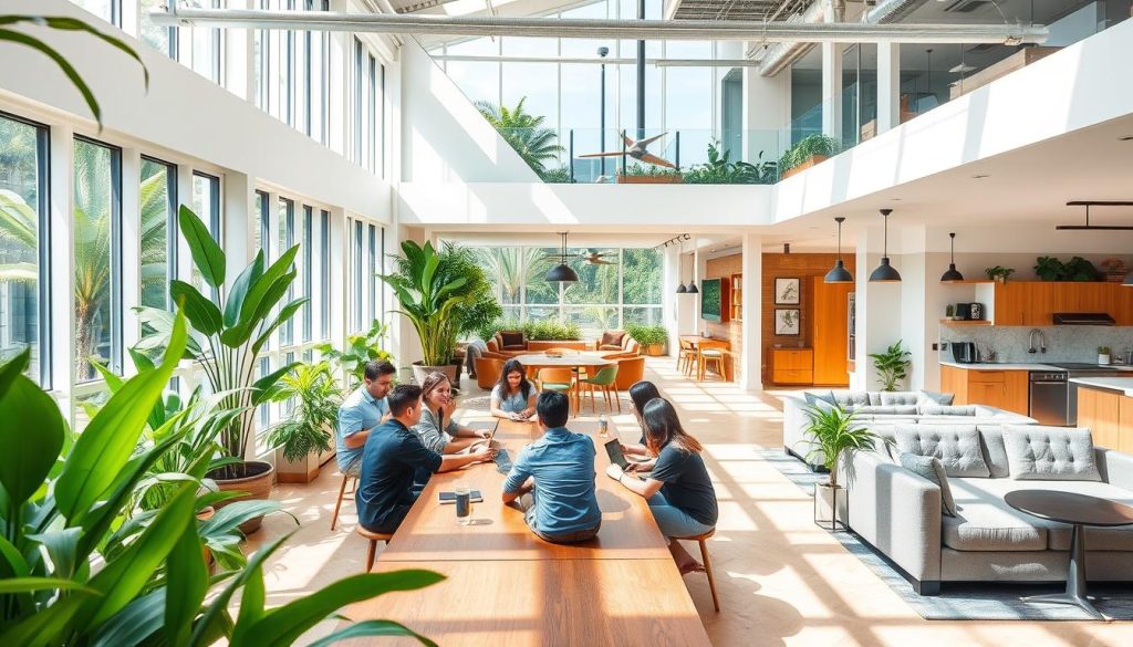 Singapore coliving concept workspace integration