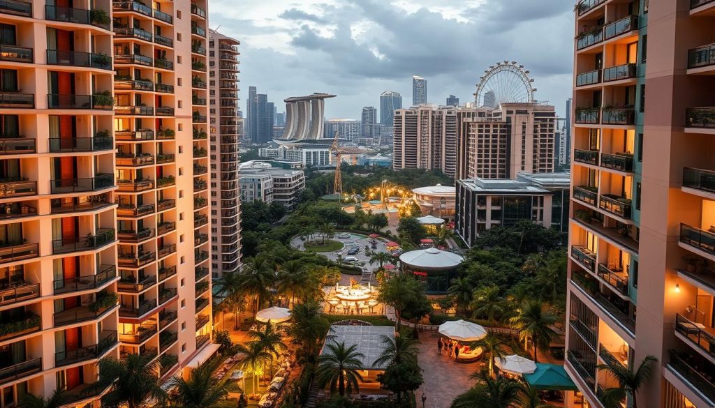 Singapore urban living community