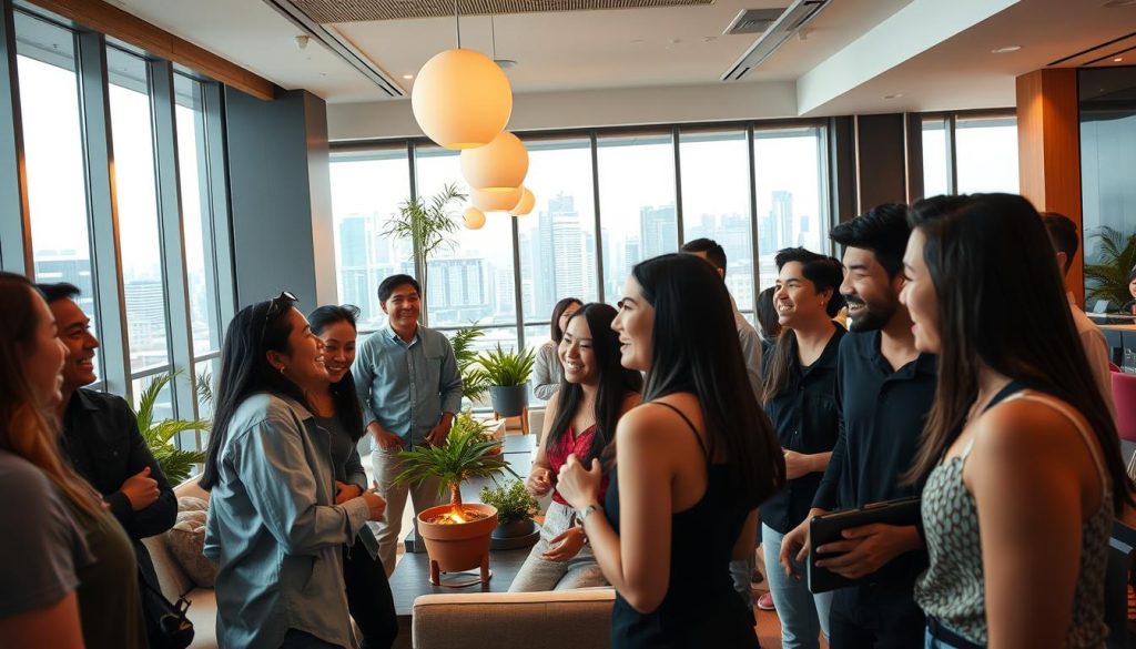 coliving community Singapore social event