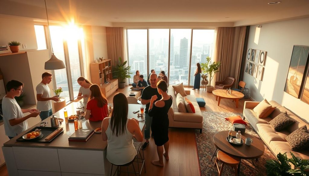 communal living Singapore daily experience