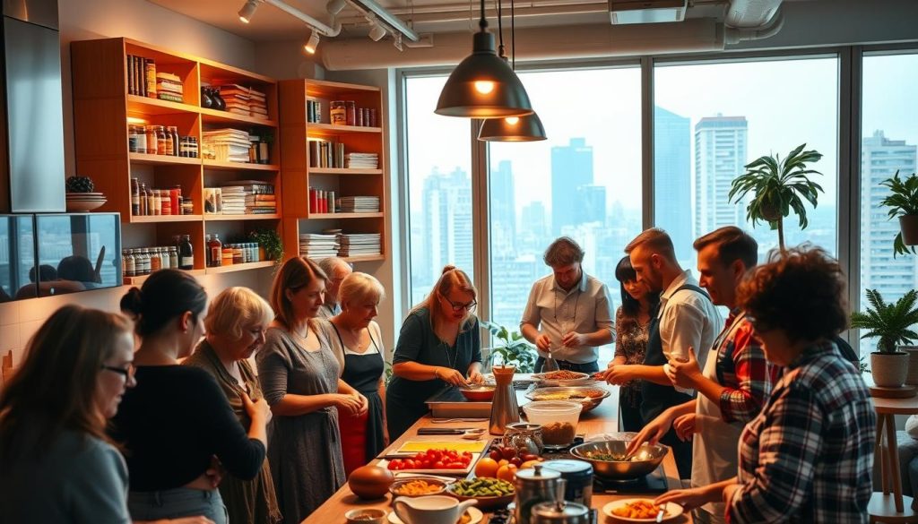 culinary events in co-living kitchens