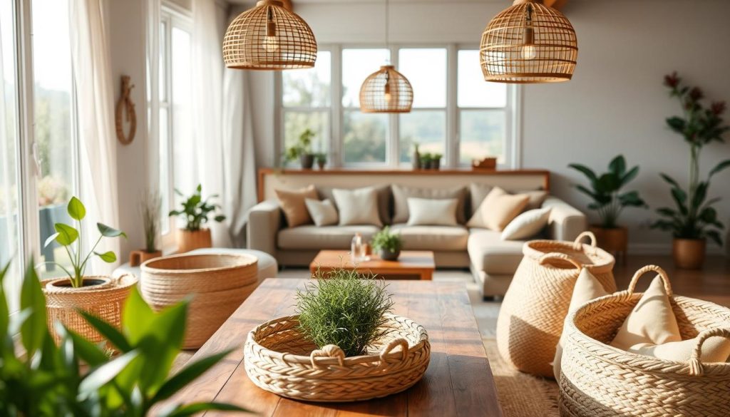 eco-friendly materials in co-living space