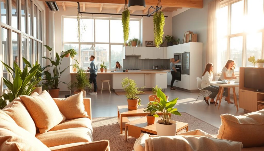 eco-friendly options in co-living accommodations