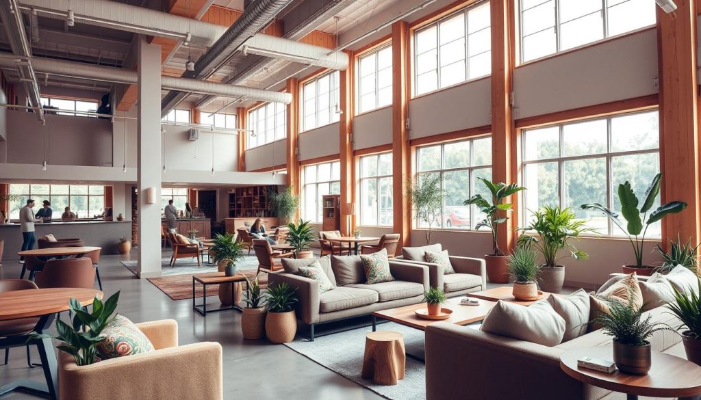 interior design in co-living environments