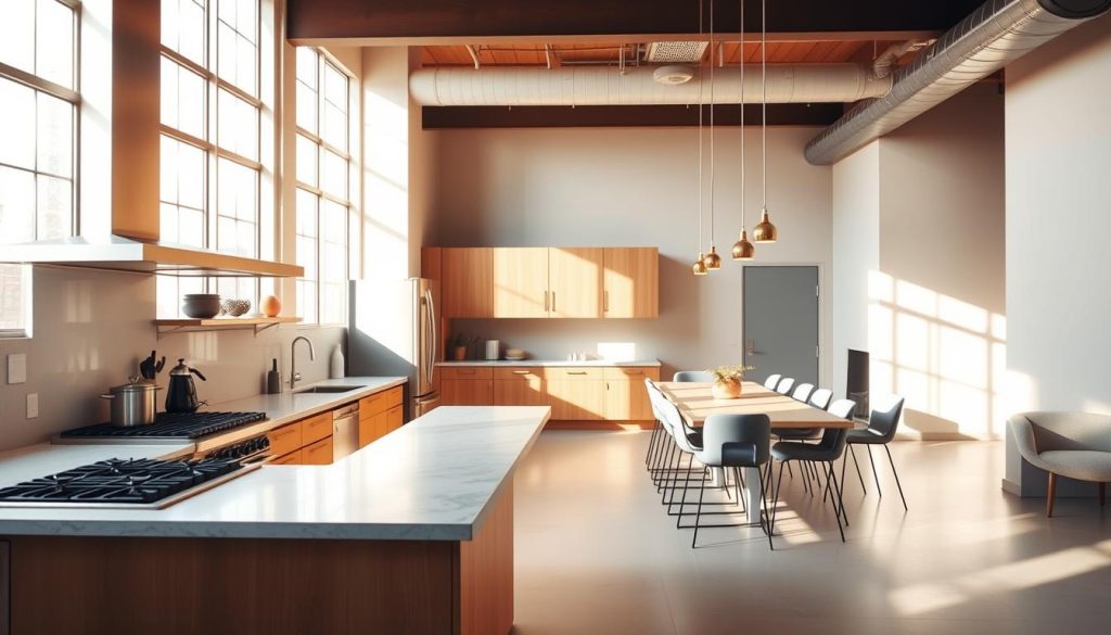 shared kitchen amenities