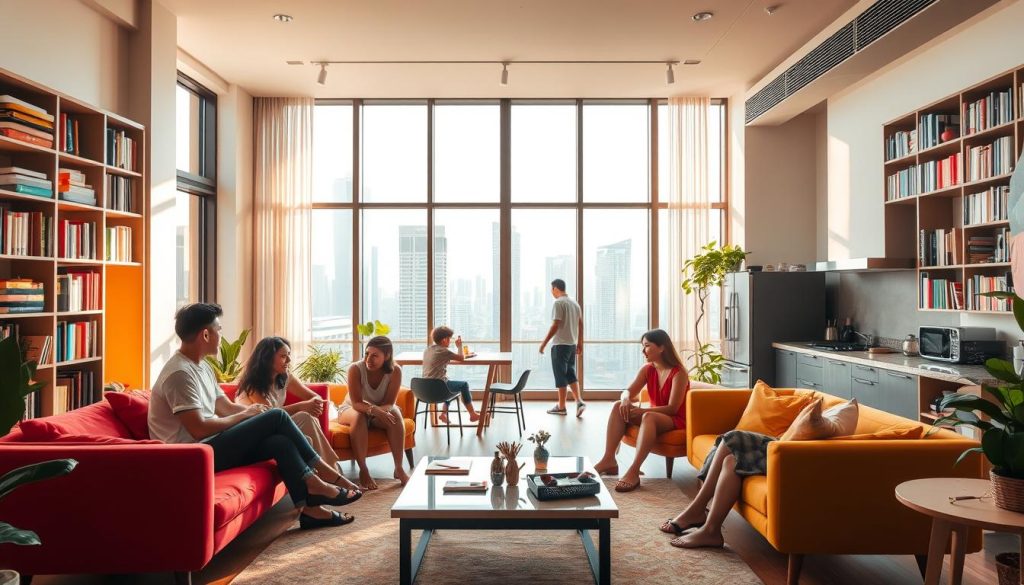 shared living spaces Singapore