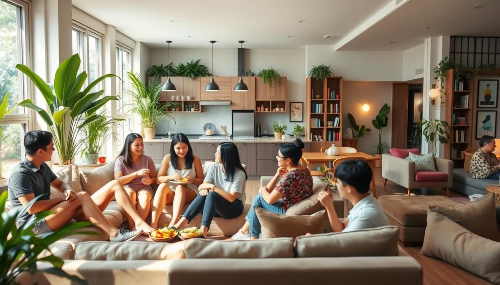 Community living spaces in Singapore