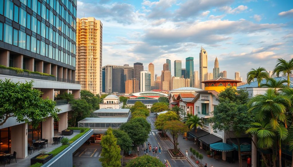 Prime locations near urban attractions in Singapore