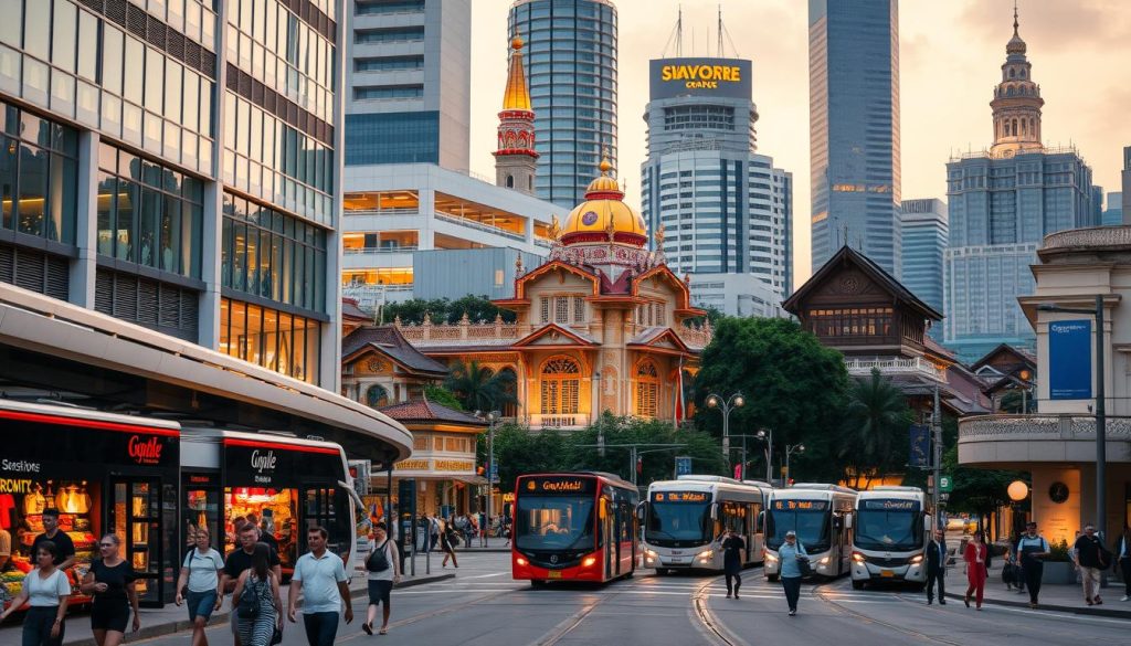 Seamless connectivity in Singapore cultural areas
