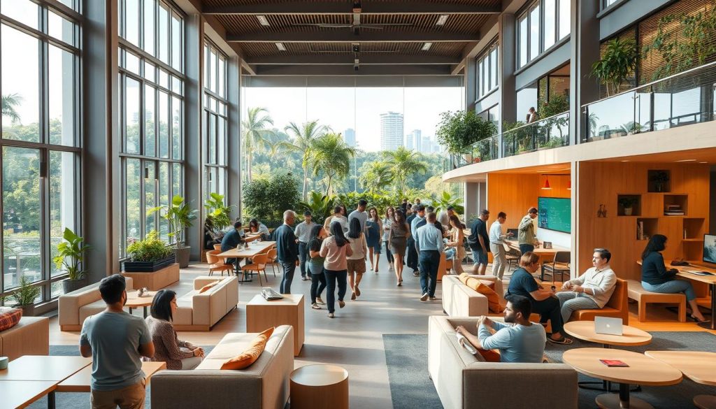 Singapore community spaces designed for flexible living