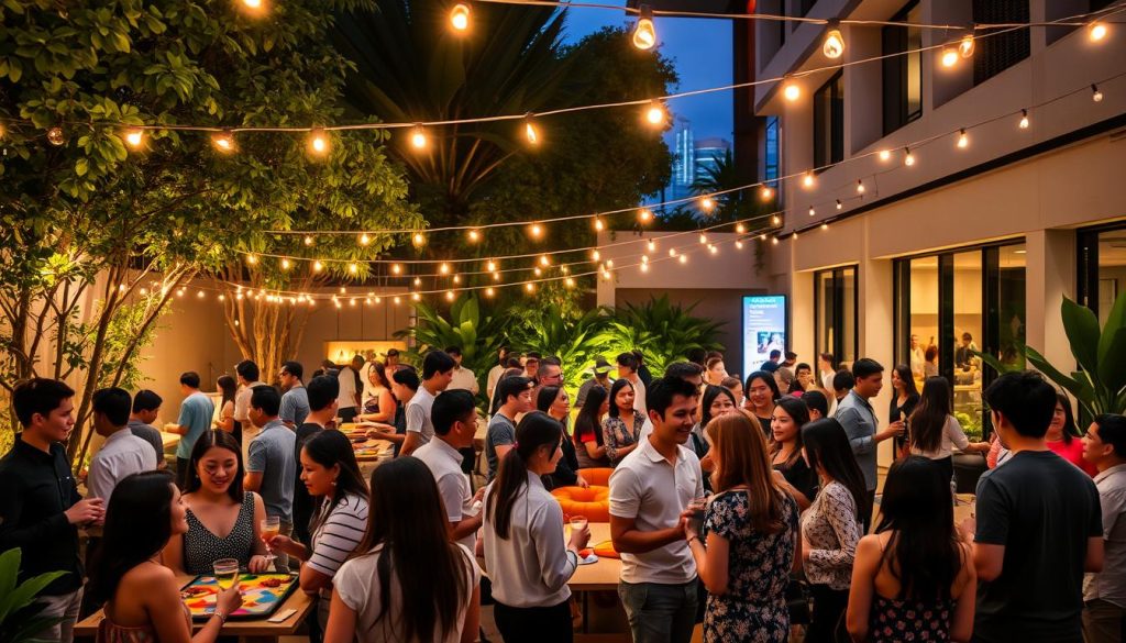 coliving community events singapore