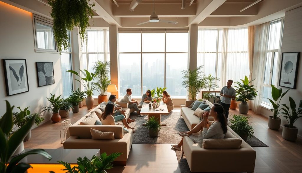 communal living spaces in Singapore
