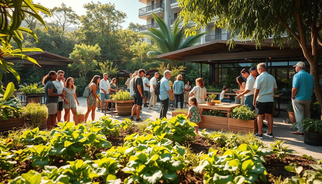 community-building activities sustainable living Singapore