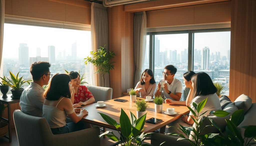 community living spaces in Singapore