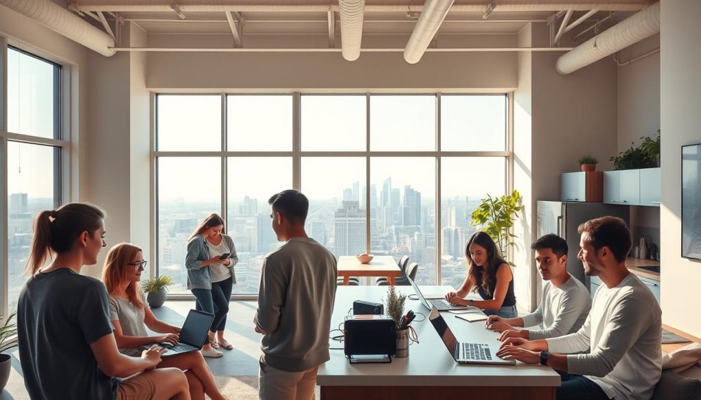 entrepreneurial community living spaces