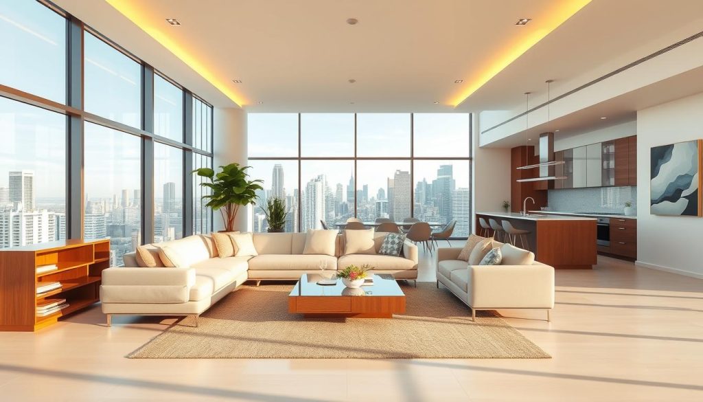 modern design living spaces