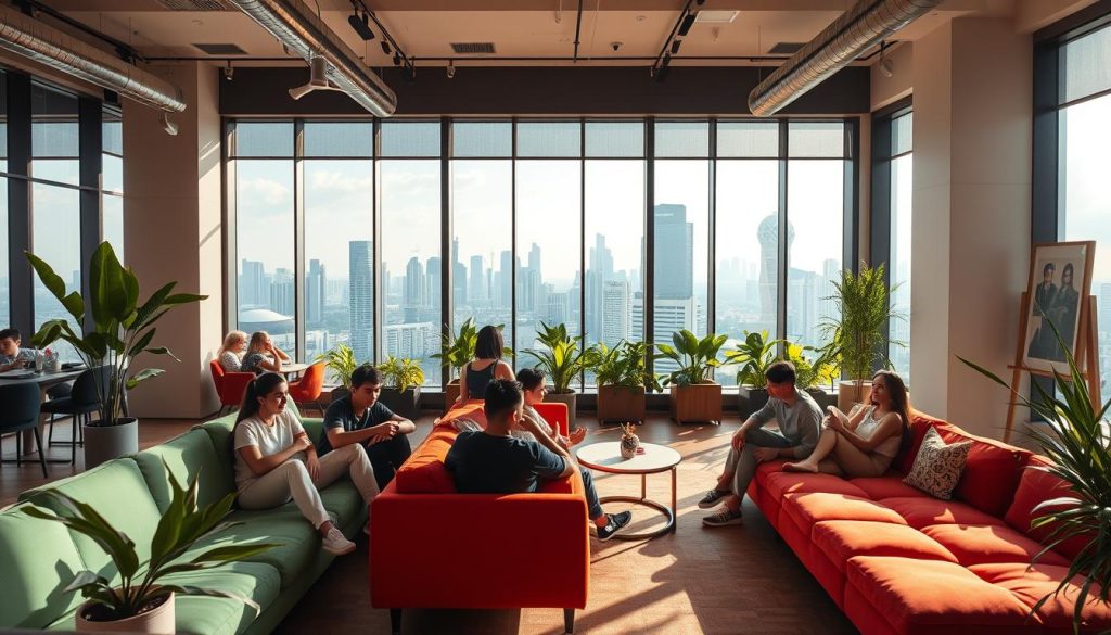 vibrant coliving spaces singapore