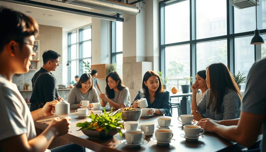 co-living community daily life