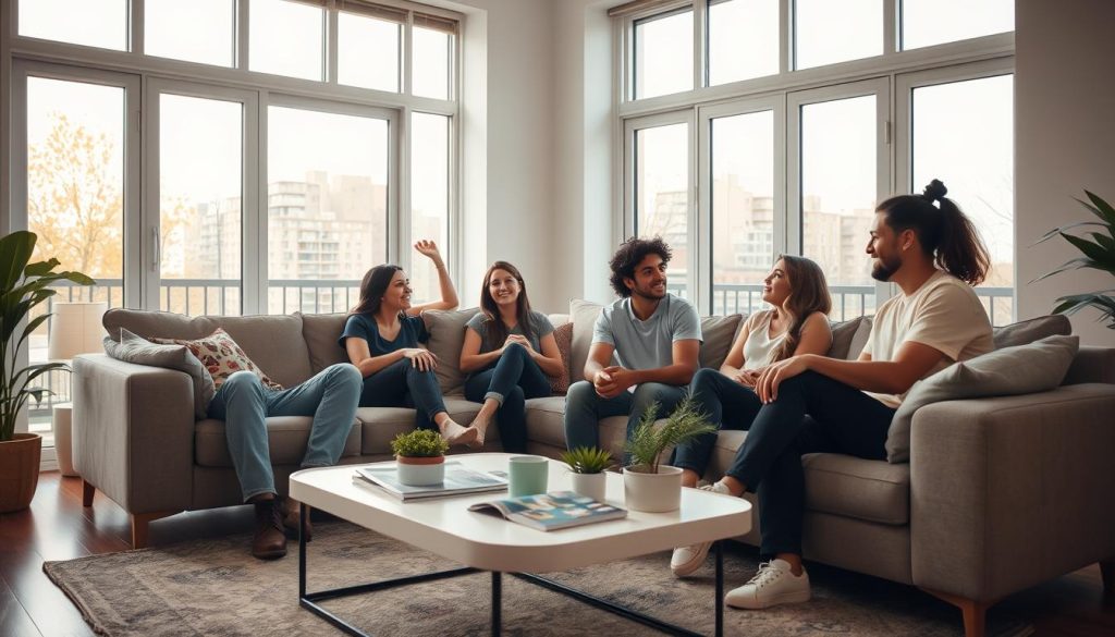 co living roommates