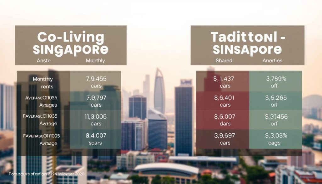 co-living vs traditional rentals cost comparison