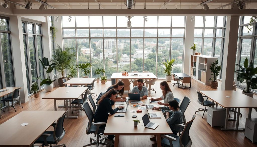 coliving remote work spaces