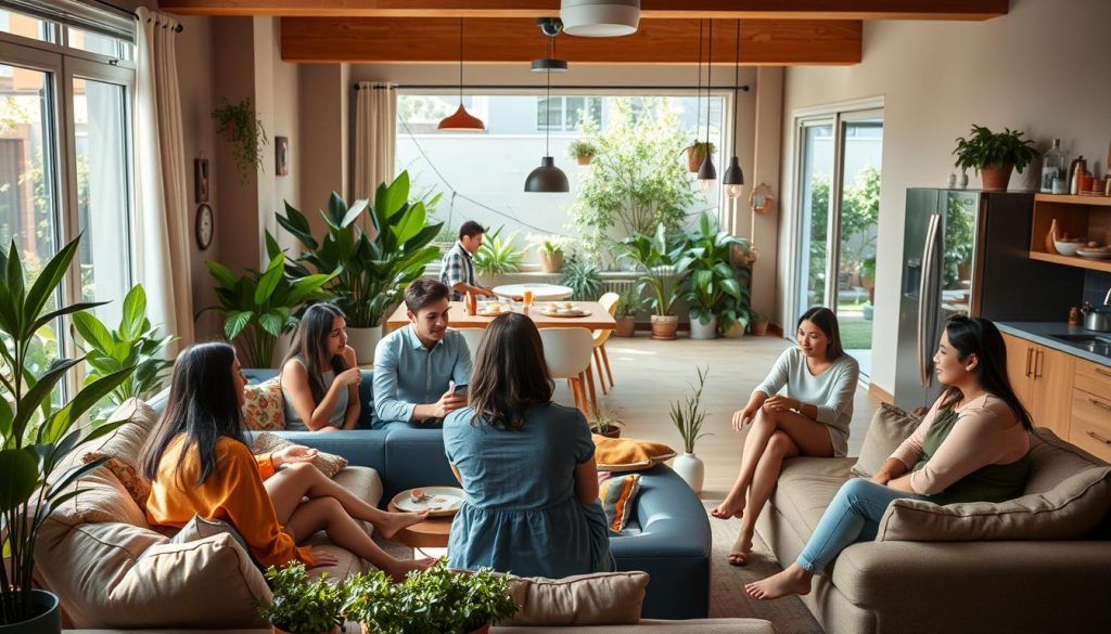 community-focused co-living spaces