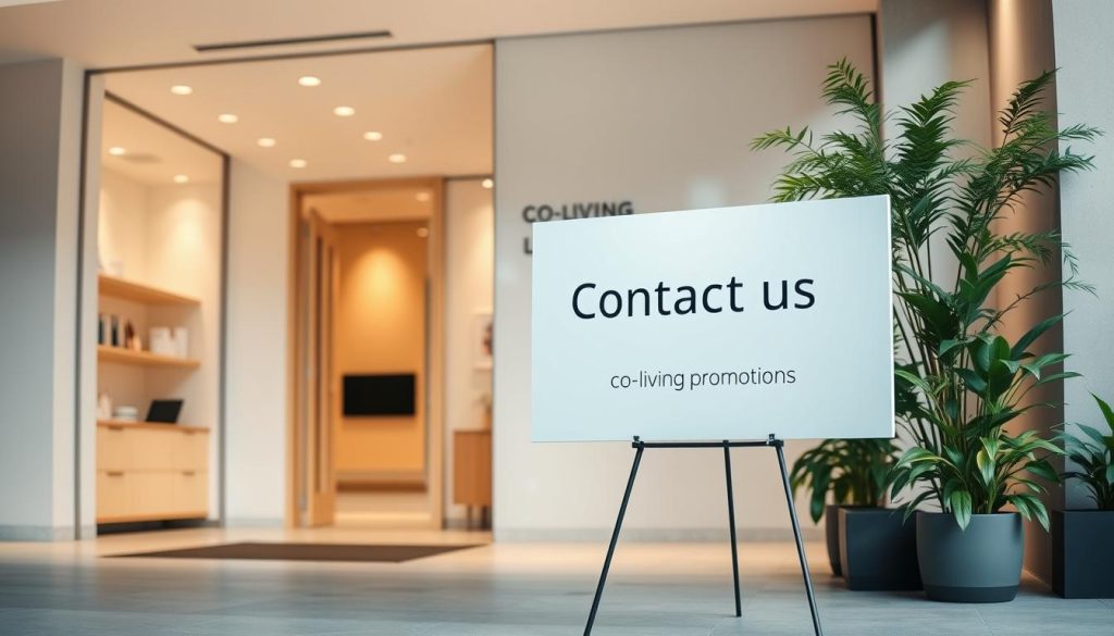 contact us for co-living promotions