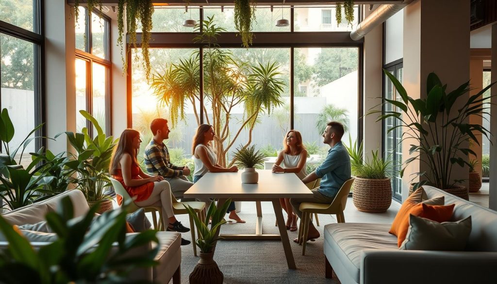 eco-friendly materials in co-living design
