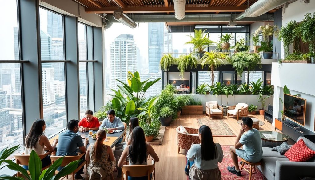 Singapore co-living community
