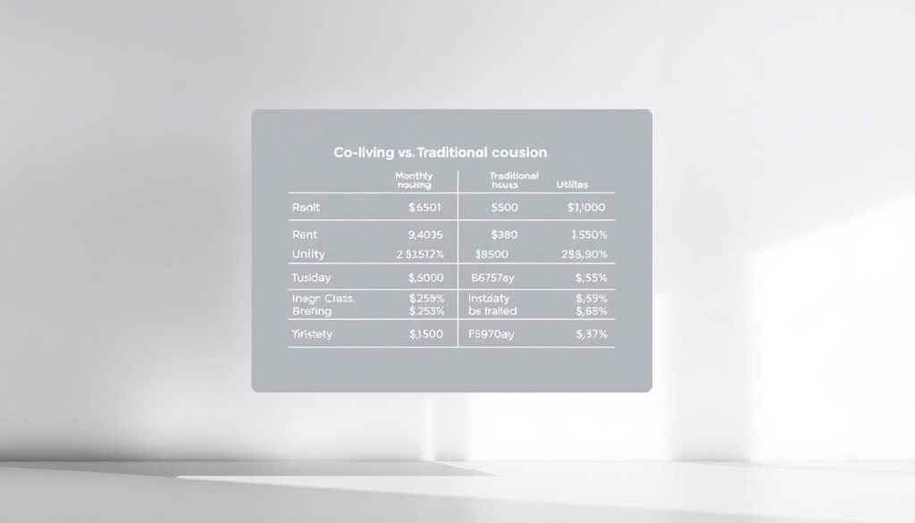 co-living costs comparison