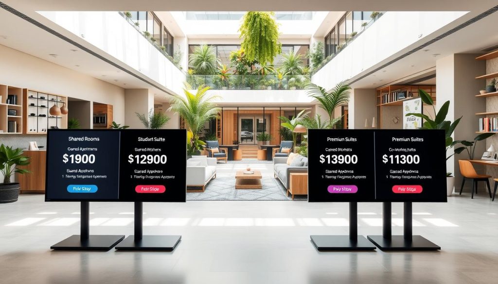 coliving pricing