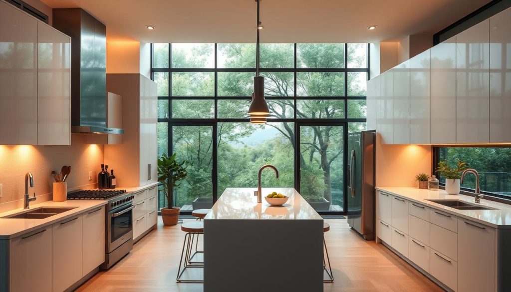state-of-the-art communal kitchen