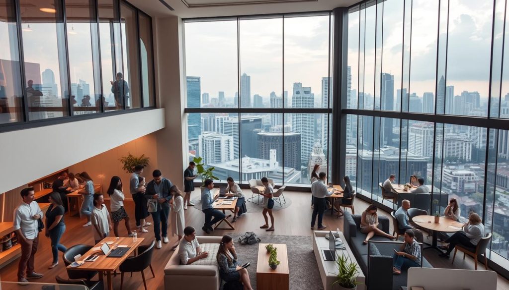 Co-living community in Singapore