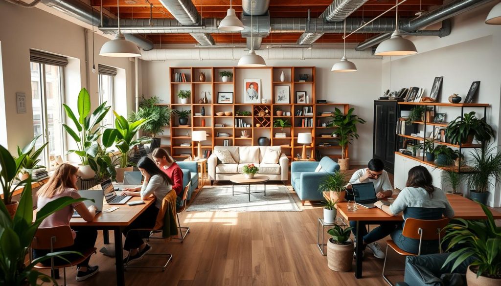 co-working areas