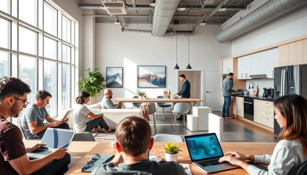 tech-enabled coliving space