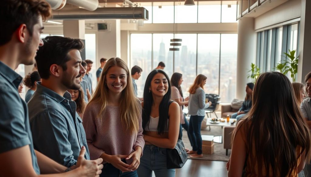 young professionals co-living