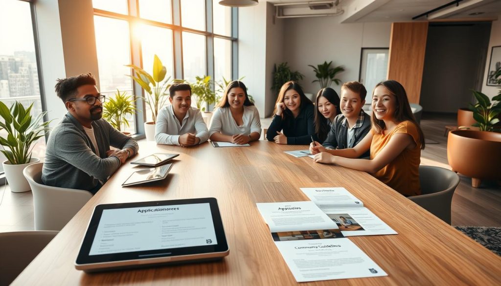 co-living application process