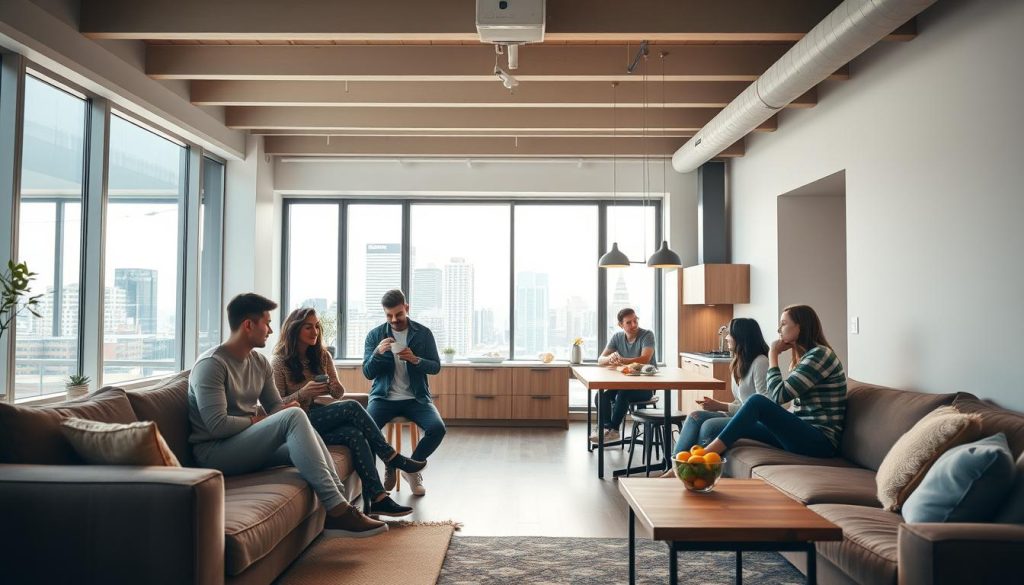 co-living benefits for young professionals