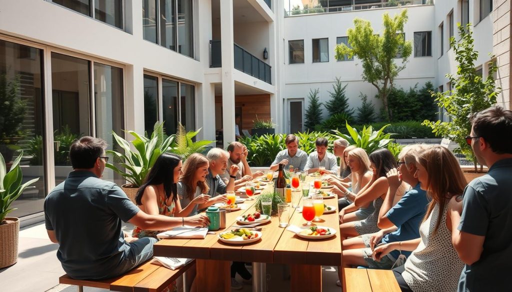 co-living community events