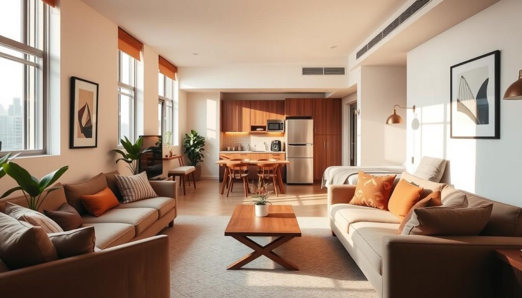 co-living furnished rooms