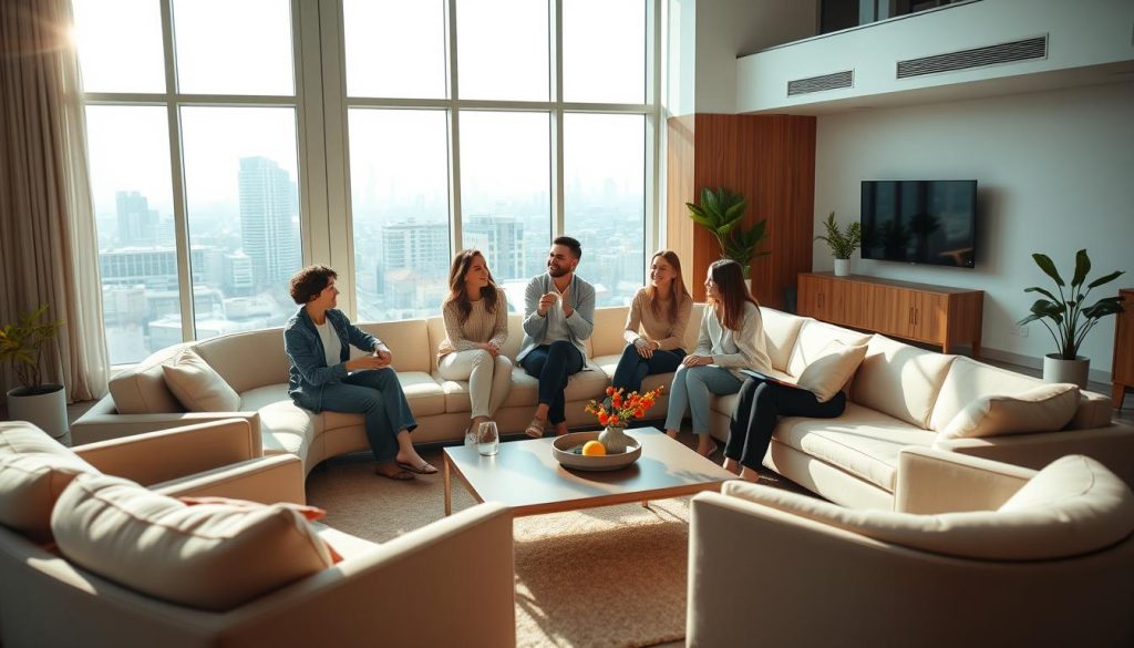 co-living room types