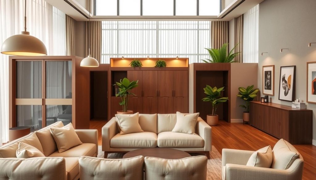 co-living room types and privacy features